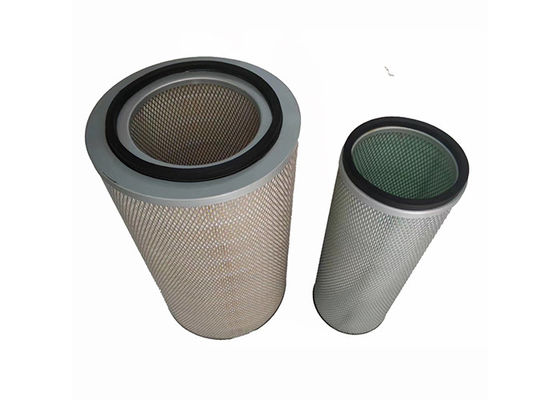 فیلتر هوا کارتریج صنعتی پلیسه دار 304l Steel 0.1 Micron Dust Collector Filter